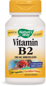 Витамин B2 100 mg 100 капс. Nature's Way Vitamin B2