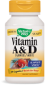 Витамин А и D 100 капс. Nature's Way Vitamin A & D