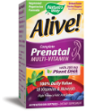 Алайв ПРЕНАТАЛ мултивитамини за бременни с растителна DHA 60 софтгел капс. Alive Complete Premium Prenatal Multi