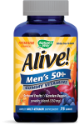 Алайв Мултивитамини за Мъже 50+ 75 желирани табл. Alive Men’s 50+ Gummy Multi