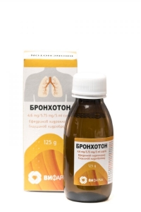БРОНХОТОН 4.6 mg/5.75 mg/5 ml сироп 125 g BRONCHOTON syrup