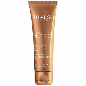 Регенериращ слънцезащитен крем с максимална защита 50 ml Thalgo SPF50+ AGE DEFENCE SUN SCREEN CREAM