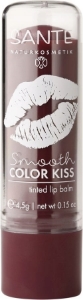 Био балсам за устни с цвят  меко лилаво 4.5g SANTE Tinted Lip Balm Smooth Color Kiss Soft Plum