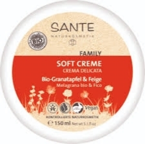 SANTE  Крем за тяло с Нар и  Смокиня 150 ml Family Soft Cream Organic Pomegranate & Fig