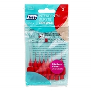 Интердентални четки 0.5 mm TePe Interdental Brushes Red Original ISO size 2