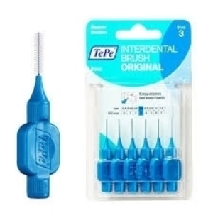 Интердентални четки 0.6 mm TePe Interdental Brushes  Blue Original ISO size 3