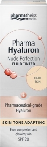 АНТИ ЕЙДЖ ТОНИРАЩ ФЛУИД ЗА СВЕТЛА КОЖА С SPF20 50 ml Pharma Hyaluron  Nude Perfection Fluid Tinted Light Skin