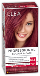 Крем Боя за коса 66/6 Наситено червен  60 ml Elea Proffesional Colour&Care Intense red
