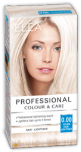 Крем Боя за коса 0/00 Крем-изсветлител 60 ml  Elea Proffesional Colour&Care Cream hair lightener