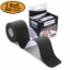 Терапевтична кинезио лента  5 сm х 5 m Черен цвят Ares Tape  Elastic & Adhesive Therapeutic Taping Tape Green Black