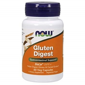 ГЛУТЕНОВИ ЕНЗИМИ 60 капс.  NOW Foods Gluten Digest