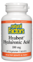Хиалуронова киселина 120 mg   60 вег.капс.  Natural Factors  Vegan  Hyabest® Hyaluronic Acid