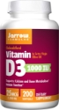 Витамин D3 1000 IU 200 софтгел капс.  Jarrow Formulas Vitamin D3