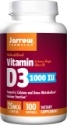 Витамин D3 1000 IU 100 софтгел капс.  Jarrow Formulas Vitamin D3