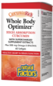 Оптимизираща процесите в тялото антиоксидантна формула 60 софтгел капс. Natural Factors Whole Body Optimizer High Absorption Curcumin