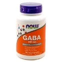 Габа Гама аминобутирова киселина 500 mg 100 вег. kaпс. NOW Foods GABA 