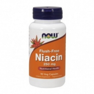 НИАЦИН НЕДРАЗНЕЩА ФОРМА НА ВИТАМИН B 3 250 mg 100 капс. NOW Foods Flush Free Niacin