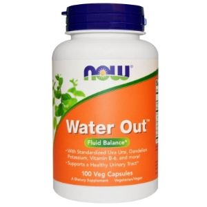 Натурален диуретик 100 вег.капс.  NOW Foods Water Out™