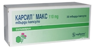 Карсил Макс 110 mg 30 твърди капс. Carsil Max capsules