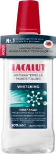 ВОДА ЗА УСТА ЛАКАЛУТ МИЦЕЛАРНА ИЗБЕЛВАЩА 500 ml Lacalut White Mouthwash with Whitening Effect