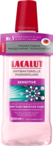 Снимка на ЛАКАЛУТ МИЦЕЛАРНА ВОДА ЗА УСТА ПРИ ЧУВСТВИТЕЛНИ ЗЪБИ 500 ml Lacalut Sensitive Micellar Mouthwash for Sensitive Teeths