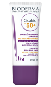 Успокояващ и възстановяващ крем за увредена кожа 40 ml Bioderma Cicabio SPF 50+