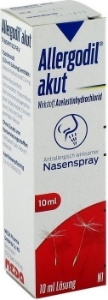 Алергодил 0,1% спрей за нос разтвор 10 ml Allergodil	 nasal spray solution