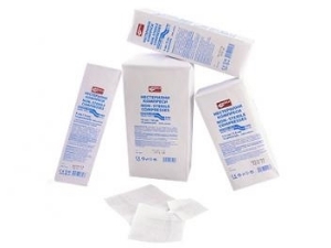 Нестерилни марлени компреси 7.5cм/7.5cм х 8 дипли 100 бр Non-sterile Gauze Compresses