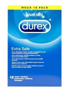 Презервативи  DUREX  Extra  Safe   18 бр.