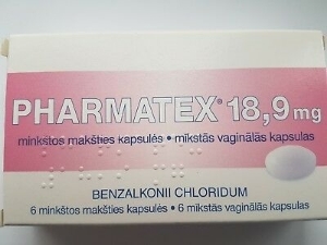ФАРМАТЕКС 18,9 mg вагинални капс.меки x 6 Pharmatex  vaginal capsule