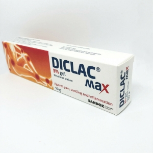 ДИКЛАК 5% гел  50 gr  Diclac Max Gel 