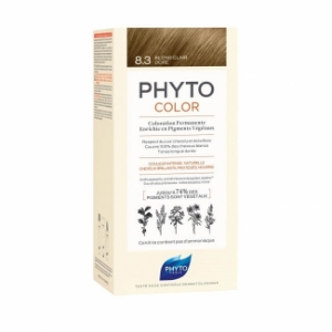 PHYTO ДЪЛГОТРАЙНА БОЯ ЗА КОСА ЦВЯТ  СВЕТЛО ЗЛАТИСТО РУСО PHYTOCOLOR SHADE 8.3 LIGHT GOLDEN BLONDE	