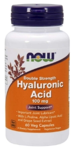 Хиалуронова Киселина 100 mg  120 капс. NOW Foods Hyaluronic Acid 