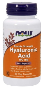 Хиалуронова Киселина 100 mg   60 капс. NOW Foods Hyaluronic Acid 