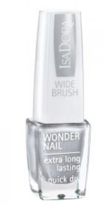 Лак за нокти IsaDora Wonder Nail Wide Brush All 651 Silver Sparkles 
