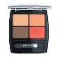 Сенки за очи четири цвята 7,2 g IsaDora Eye Shadow Quartet 22 Vibrant Tangerine