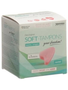 Тампони без конец за интимна дамска хигиена нормал 3 броя JOYdivision Soft Tampons normal