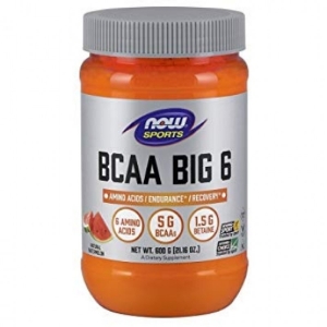 Аминокиселини BCAA  пудра 600g  NOW Sports  BCAA Big 6 Watermelon