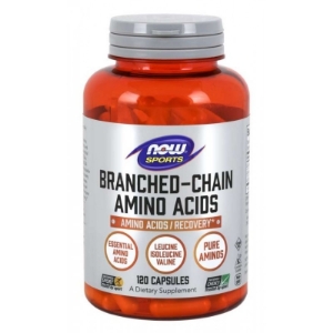 Аминокиселини/ Възстановяване 120 капс. NOW Sports Branched Chain Amino Acids