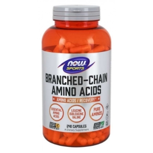 Аминокиселини/ Възстановяване 240 капс. NOW Sports Branched Chain Amino Acids