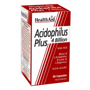 АЦИДОФИЛУС ПЛЮС 60 kaпс. HealthAid Acidophilus Plus 4 Billion