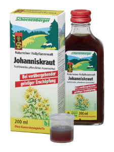 БИО СОК ОТ ЖЪЛТ КАНТАРИОН 200 ml  Salus® Pure fresh plant juice St. John's Wort