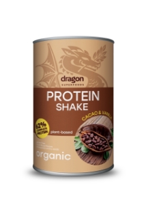 Био Протеинов Шейк с Какао и Ванилия 500g Dragon Superfoods Protein Shake Cocoa and Vanilla 