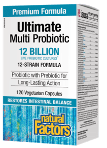 Мулти пробиотик 12 млрд. активни пробиотици 60 вег.капс. Ultimate Multi Probiotic 12 Billion Live Probiotic Cultures