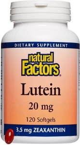 Лутеин 20 mg 60 софтгел капс.   Natural Factors Lutein  with Zeaxanthin