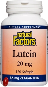 Лутеин 20 mg 60 софтгел капс.  Natural Factors Lutein