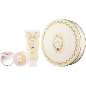 Подаръчен комплект Огледало Бял чай Pupa Miss Princess White Tea Medium Set Shower Gel 200ml + 200ml Body Crem + Mirror