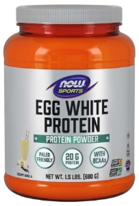 Яйчен протеин 680g  NOW Sports Eggwhite Protein Unflavored 