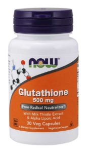 Глутатион 500 mg 60 вег.kaпс.   NOW Foods Glutathione