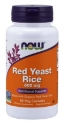 Дрожди от червен ориз  600 mg 60 вег.капс. NOW Foods Red Yeast Rice 